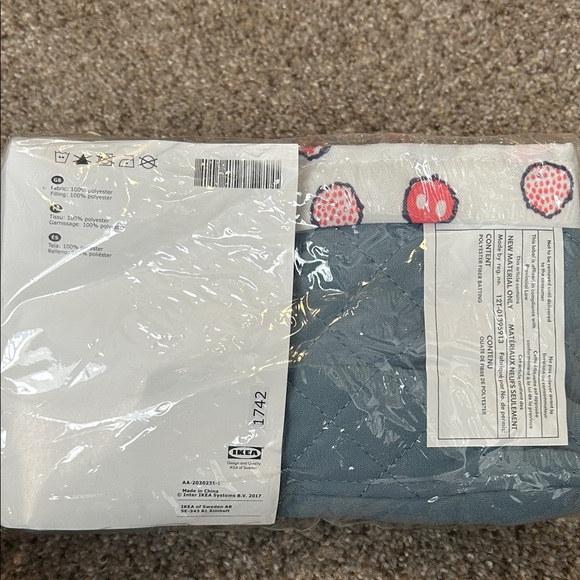 IKEA BUSSIG Storage Bins - Blue and White - Picture 2 of 3